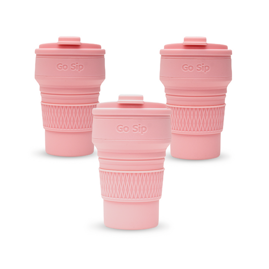 Triple Pink Pack | 3 x 350ml - Reusable Coffee Cups