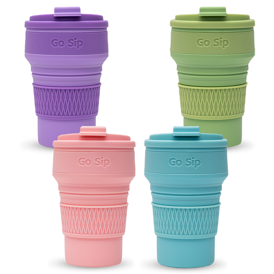 Multi-Colour Pack | 4 x 350ml - Reusable Coffee Cups